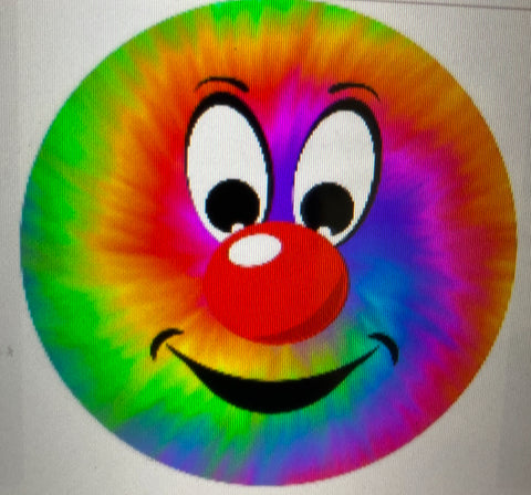 Tie Dye Smiley Sticker WW007 200ct
