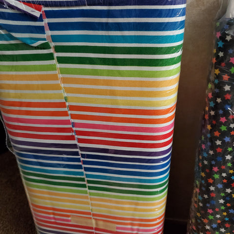 Fabric - multi stripes