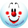 STICKERS AA005 I Met A Clown Today (blue) 200 ct
