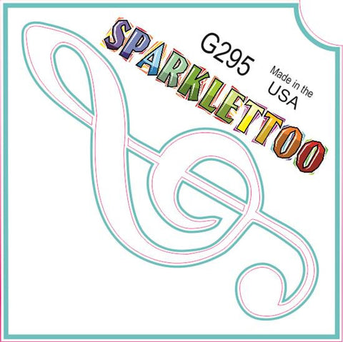 Tattoo Stencils 10 Pack <br> G295 Treble Clef