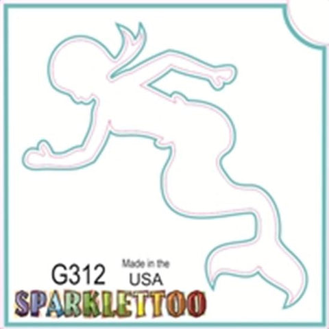 Tattoo Stencils 10 Pack <br>G312 Mermaid