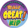 STICKERS AA017  Behind This Sticker is a Really Great Kid!  200 ct