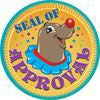 STICKERS AA019   Seal of Approval   200 ct