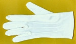 Gloves White Cotton SLIP ON