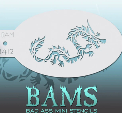 Bad Ass Mini Stencils Bam1412