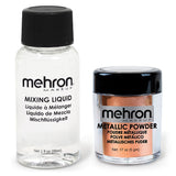 Mehron Mixing Liquid and Metallic Powder CLEARANCE