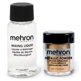 Mehron Mixing Liquid and Metallic Powder CLEARANCE