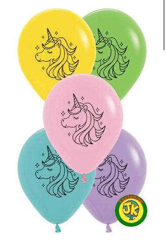 5” Round Unicorn