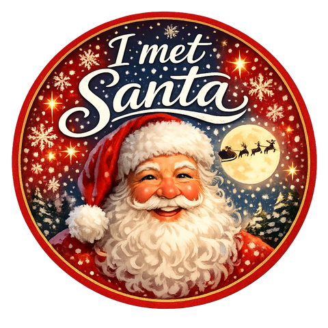 I Met Santa - Classic Santa WW010