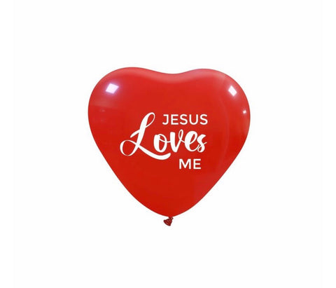 7” Jesus Loves Me Heart