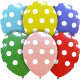 5" Round Polka Dot