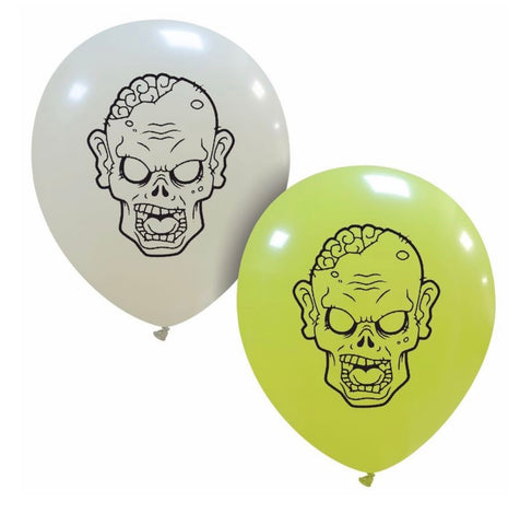 5” round Zombie Faces