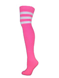 SOCKS - Knee High Retro / Hip Hop Top Stripe Socks