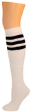 SOCKS - Knee High Retro / Hip Hop Top Stripe Socks