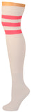 SOCKS - Knee High Retro / Hip Hop Top Stripe Socks