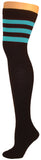 SOCKS - Knee High Retro / Hip Hop Top Stripe Socks