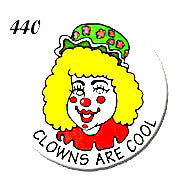 STICKERS BB0440   Clowns Are Cool (female)
