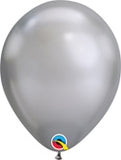 Balloons 11" Round Chrome 25ct Qualatex