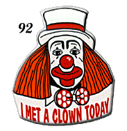 STICKERS BB0092 I Met A Clown (male) discontinued - available while supplies last