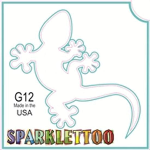 Tattoo Stencils 10 Pack<br>G012 - Gecko/Lizard
