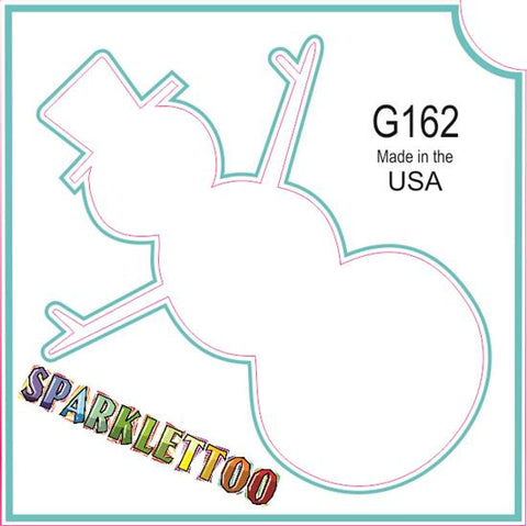 Tattoo Stencils 10 Pack G162 - Snowman