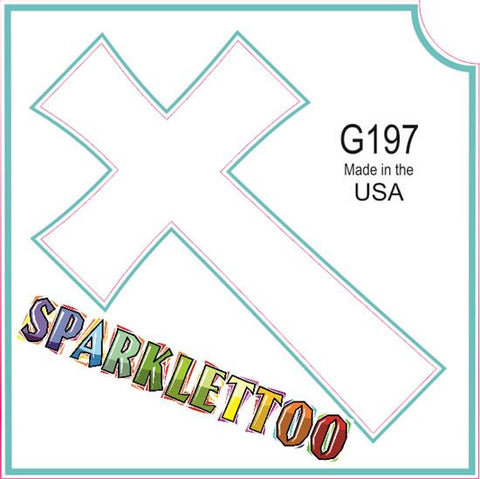 Tattoo Stencils 10 Pack <br> G197 - Cross