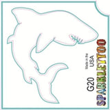 Tattoo Stencils 10 Pack G001 - Dolphin