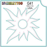 Tattoo Stencils 10 Pack G001 - Dolphin