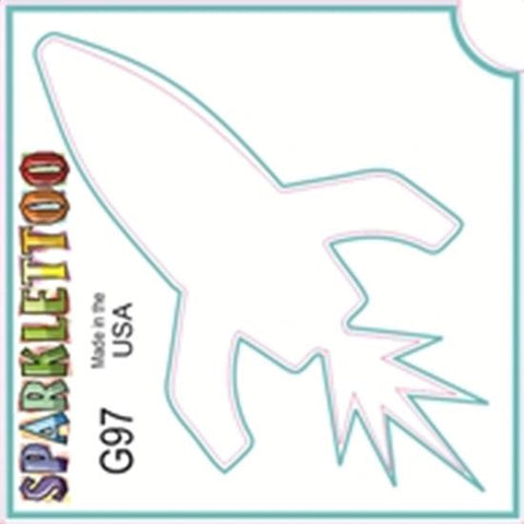 Tattoo Stencils 10 Pack <br>G097 - Rocket