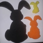 Prop Foam Letters & Shapes<br>48 Grey Hares