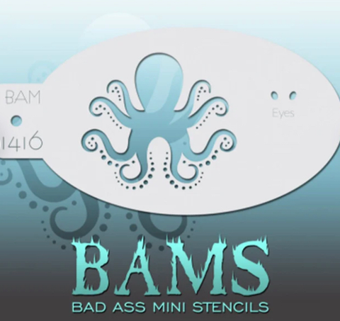 Bad Ass Mini Stencils Bam1416