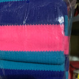 SOCKS - Knee Socks 2 Color Striped