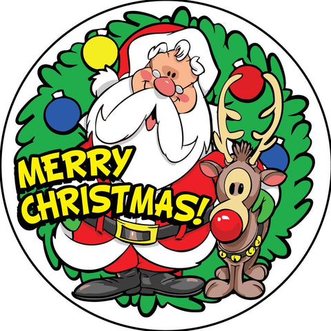 STICKERS AA051 Merry Christmas  200 ct