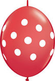 Balloons 12" Quick Links Polka Dots