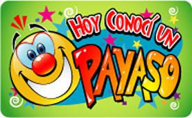 STICKERS AA023 Hoy Conoci Un Payaso   200 ct